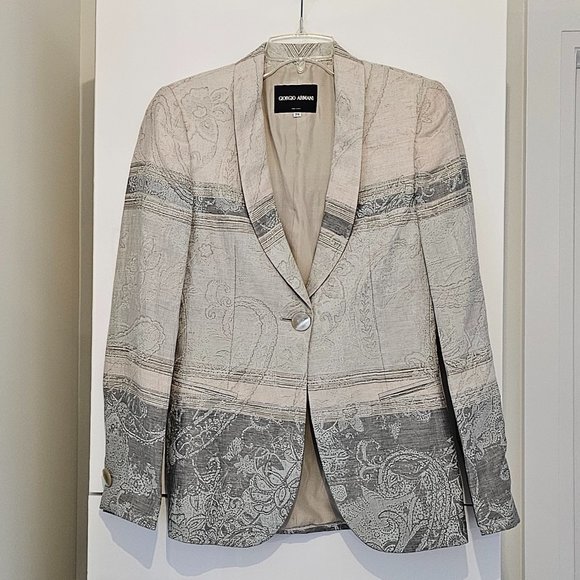 GIORGIO ARMANI Linen Blazer! - Picture 2 of 16